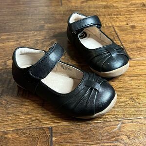 Live & Luca PIEGA, Black Leather Mary Jane, size 8